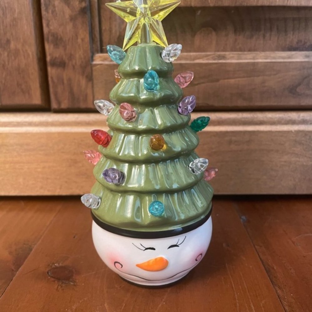 Festive Snowman Christmas Tree Decor - Picture 9 of 9